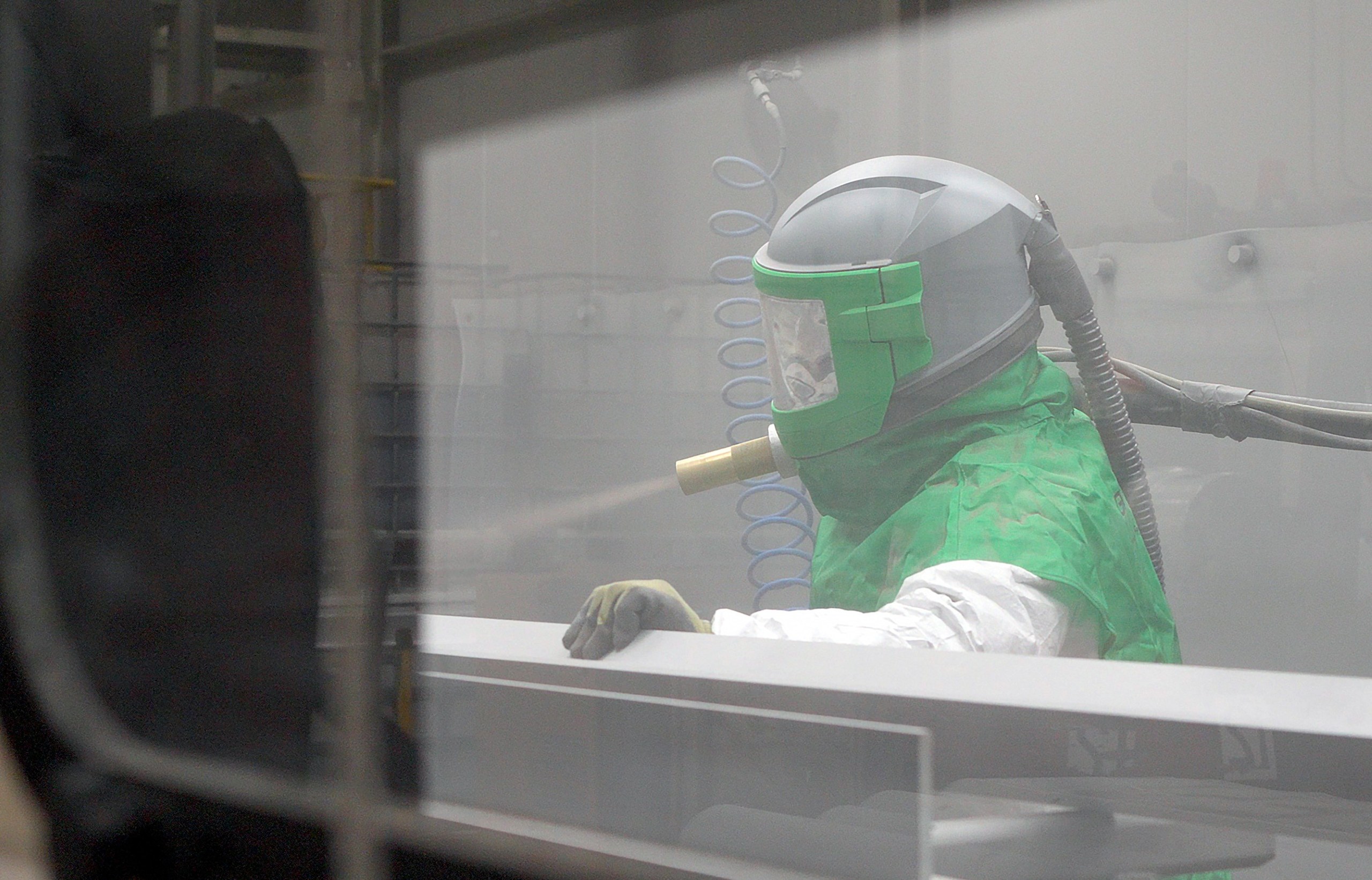 Precision bead blasting for maximum precious metal recovery