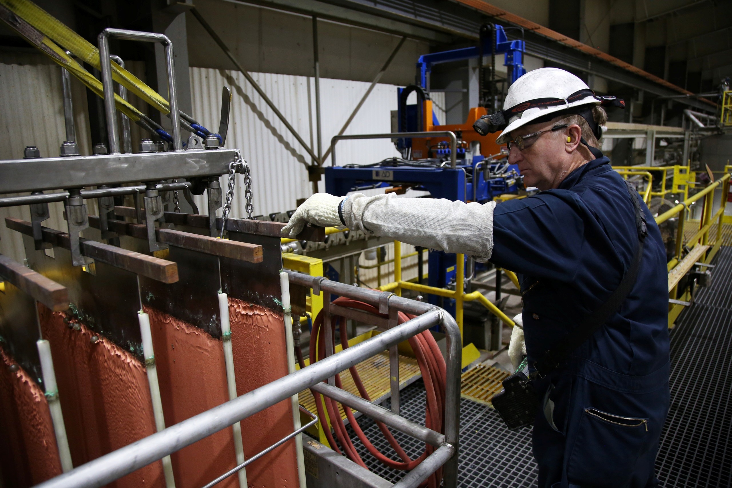 Employee at Columbus Metallurgical Complex